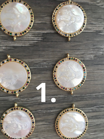 17mm Conector Multicolor Zirc Qty1 24606/24608/24607