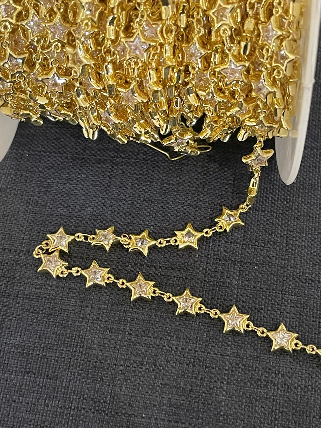 8mm star Zirconia chain by ft  21872