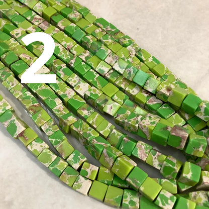 8mm Jasper Square Qty1- 21849/21852/21853-21854/21857
