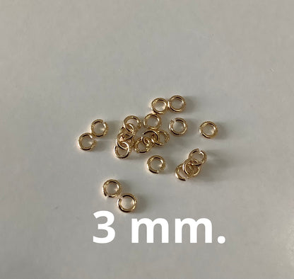 Gold Filled Oval Jumpring Qty20- 23043