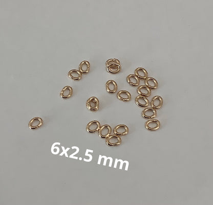 Gold Filled Oval Jumpring Qty20- 23043