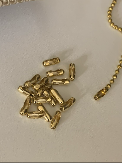 2.5mm Ball Chain Stainless Steel per feet 20944/21469