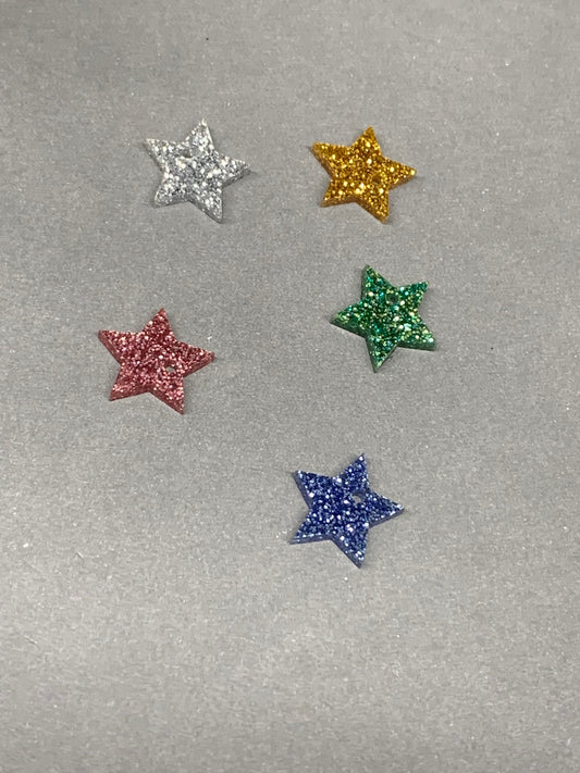 20mm Glitter Star / Estrella Brillo 20416