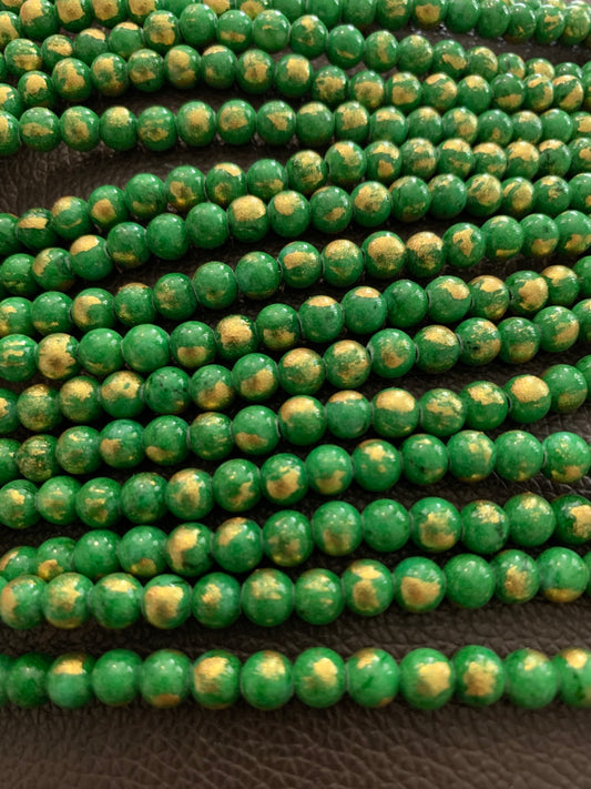 6mm  gemstone green