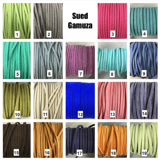 3mm Sued -  Gamuza 6 yards