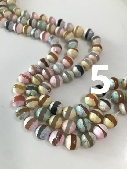 10mm Tibetan Agate Qty1- 24327