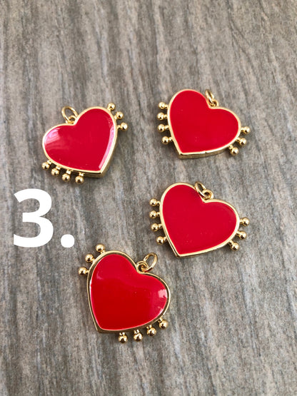 Enamel Heart qty1