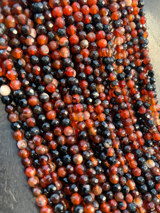 4mm Agate Strand Qty 90 piece aprox 20734