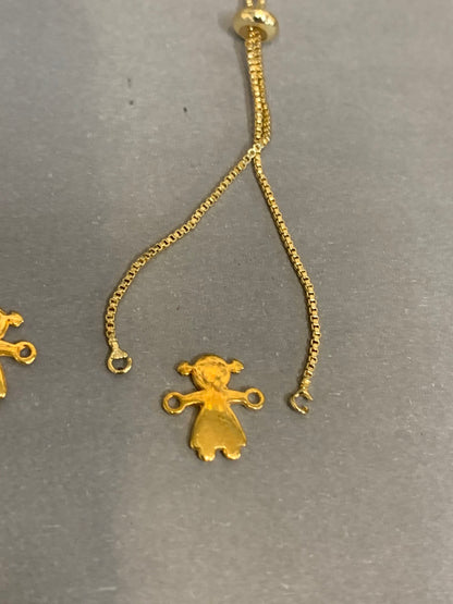 15mm girl or boy connector /qty 2- paquete de 2 del mismo sexo niña o niño