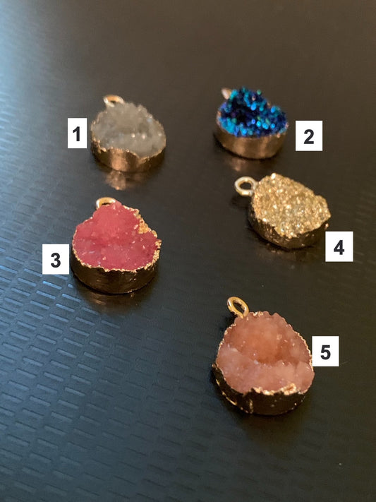 Druzy ac pendant/- Focal