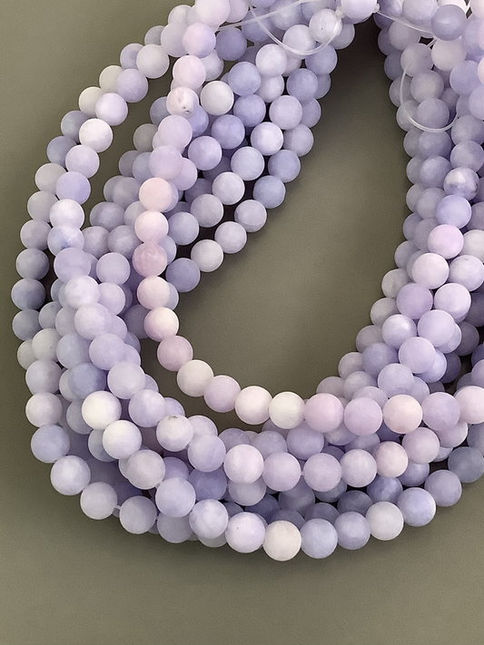 8mm Jade Matte strand Qty 46 bead per strand 21760