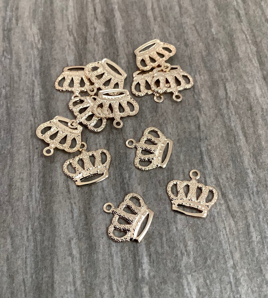 13mm Crown Goldfilled qty1- 22555