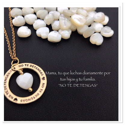 6mm Tiny Heart MOP Qty 2 / Corazon13436