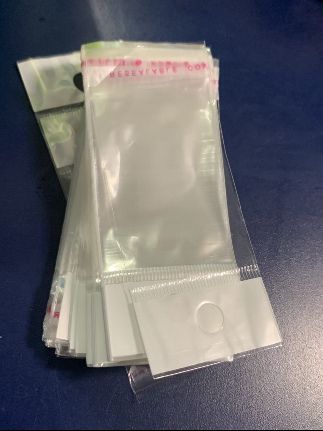 3x1.5 inch bag clear /qty 200 21312