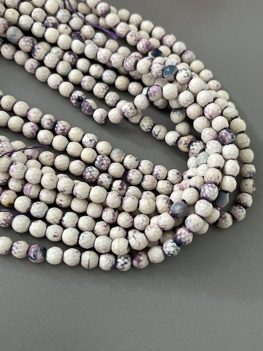 6mm faceted/cream vio jasper 21969