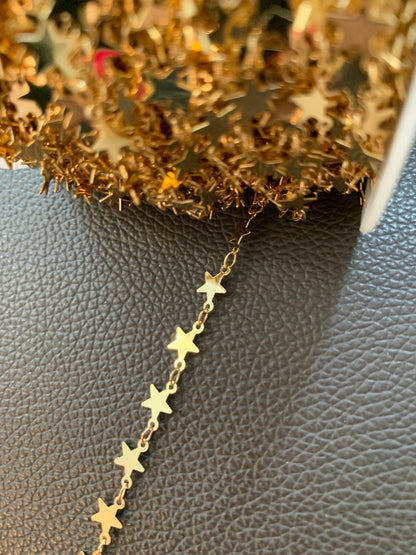 Chain star gold filled 21114 by ft por pie