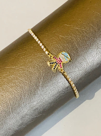 Pave Adjustable Chain connector / Pulsera Cadena Ajustable 14419
