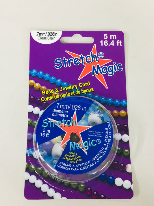 Clear Stretch Magic 0.6mm, 10 meters (32.8 ft) - Pony Bead Store