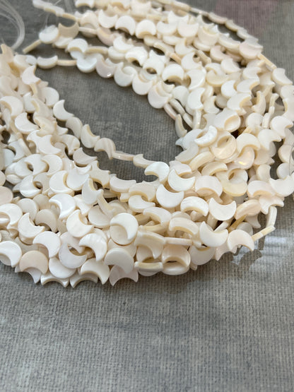Moon, star, flower, hearts strand 15 inch strand