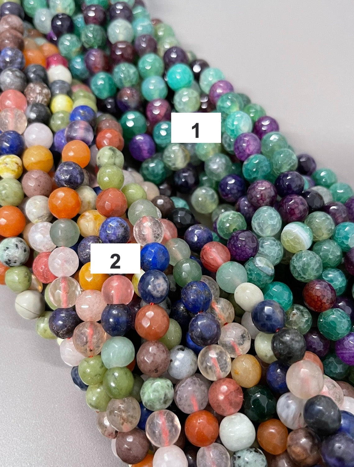 8mm gemstone strand 22190