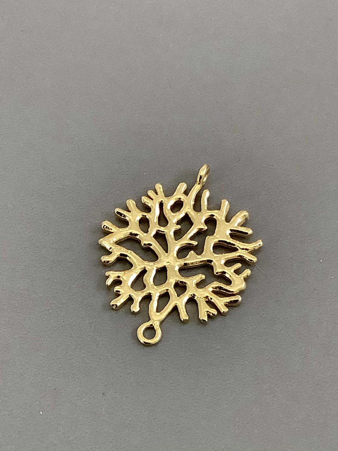 39x30mm Coral Connector Gold Qty 1 / 13788