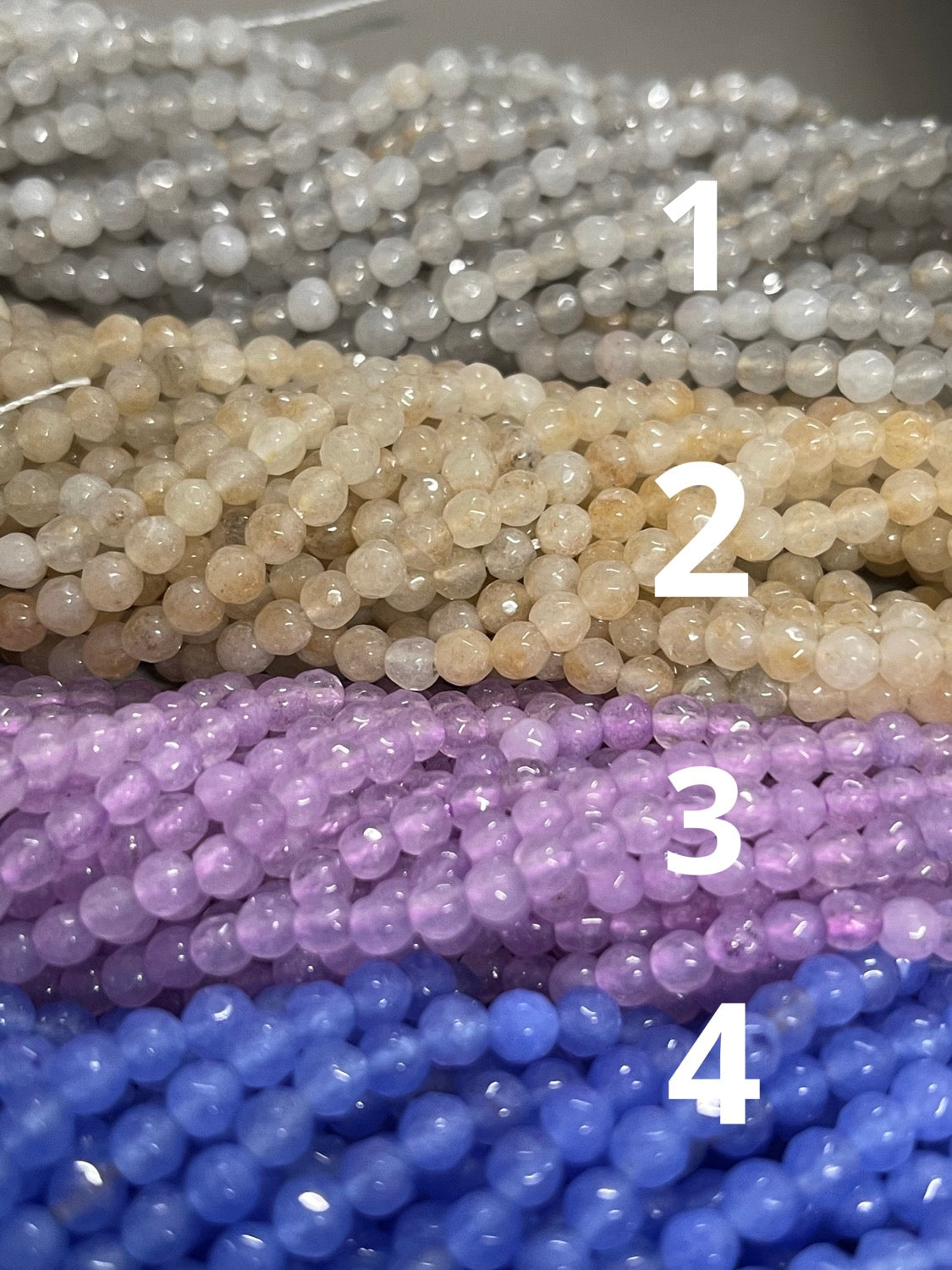 4mm agate different colors 20734