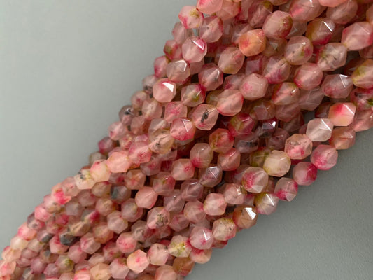 8mm  multicut gemstone strand 47 beads per strand 21288