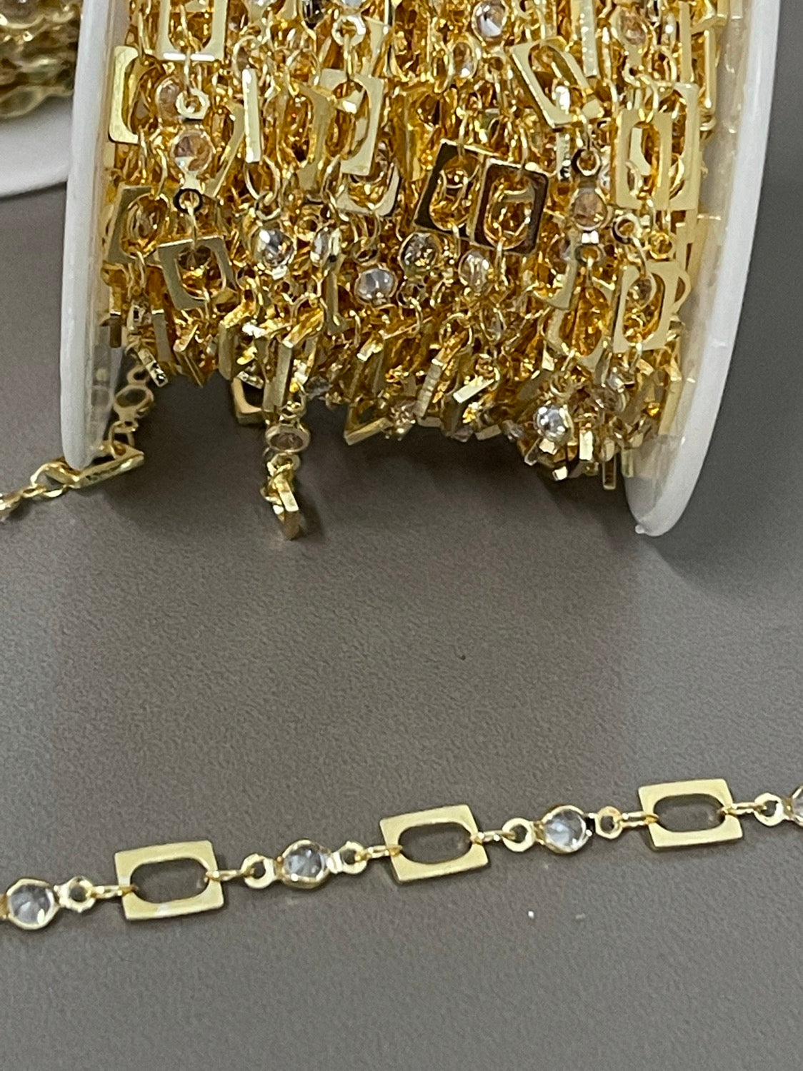Rectangular -pave Zirc chain 23247 sold by ft
