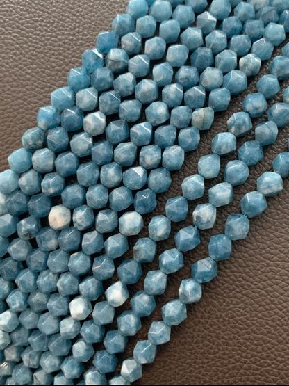 8mm multicut gemstone strand 47 beads approx 21288