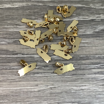 15mm PR Map With Heart Qty1- 23026