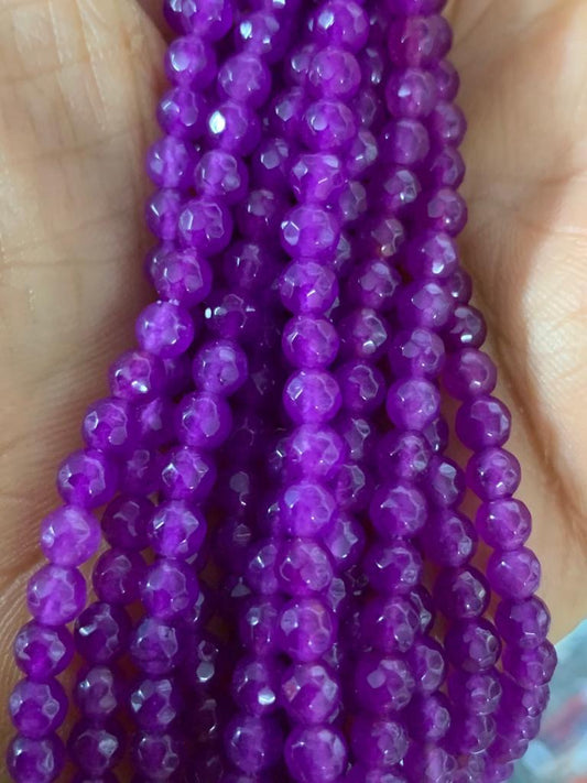 4mm Agate Strand Qty 90 piece aprox 20734