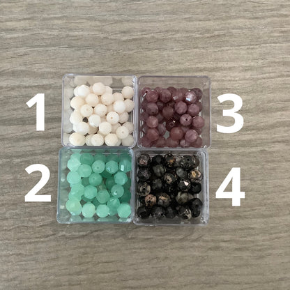 8mm Tubular Faceted Gemstone qty1- 22489