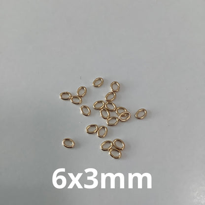 Gold Filled Oval Jumpring Qty20- 23043