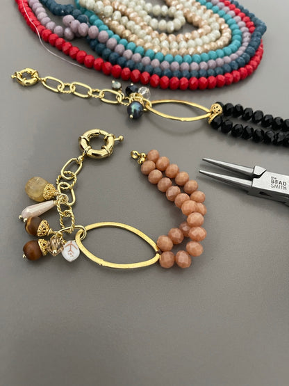 Fall glass kit to make a bracelet 23399
