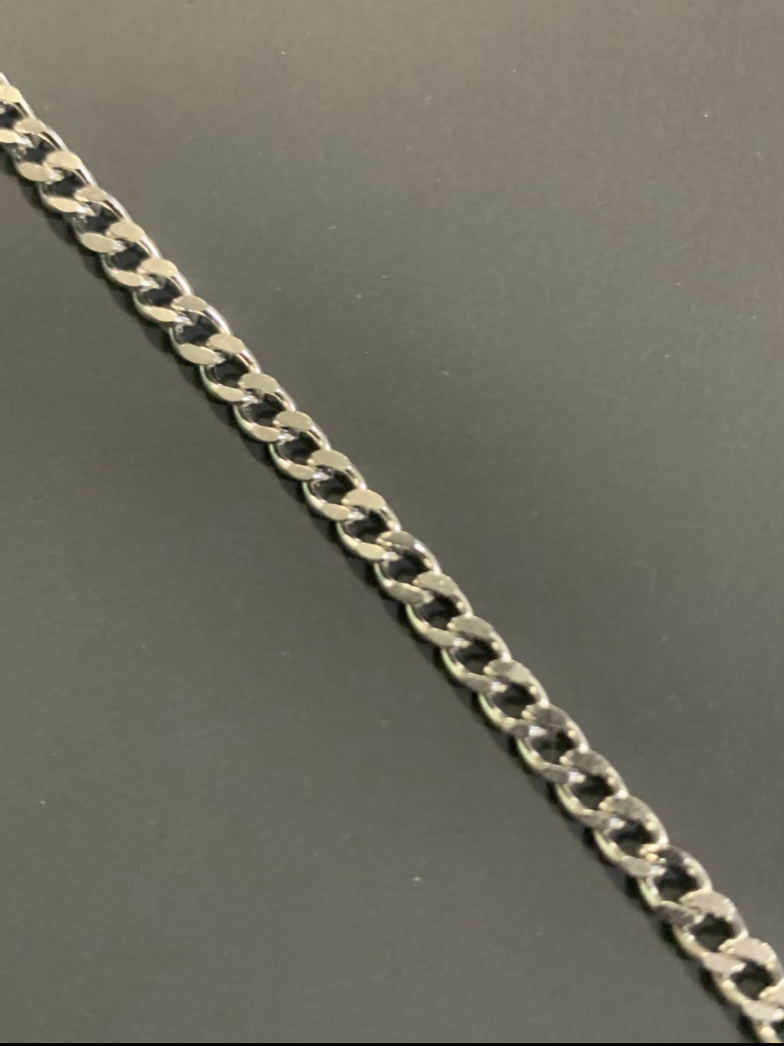 5x3mm cub chain by ft 21206 silver