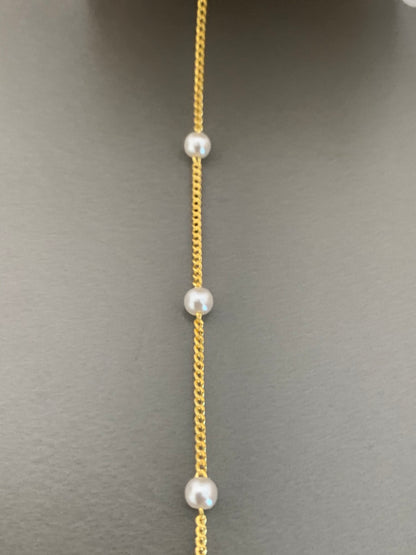 Chain with Pearl per feet 21503