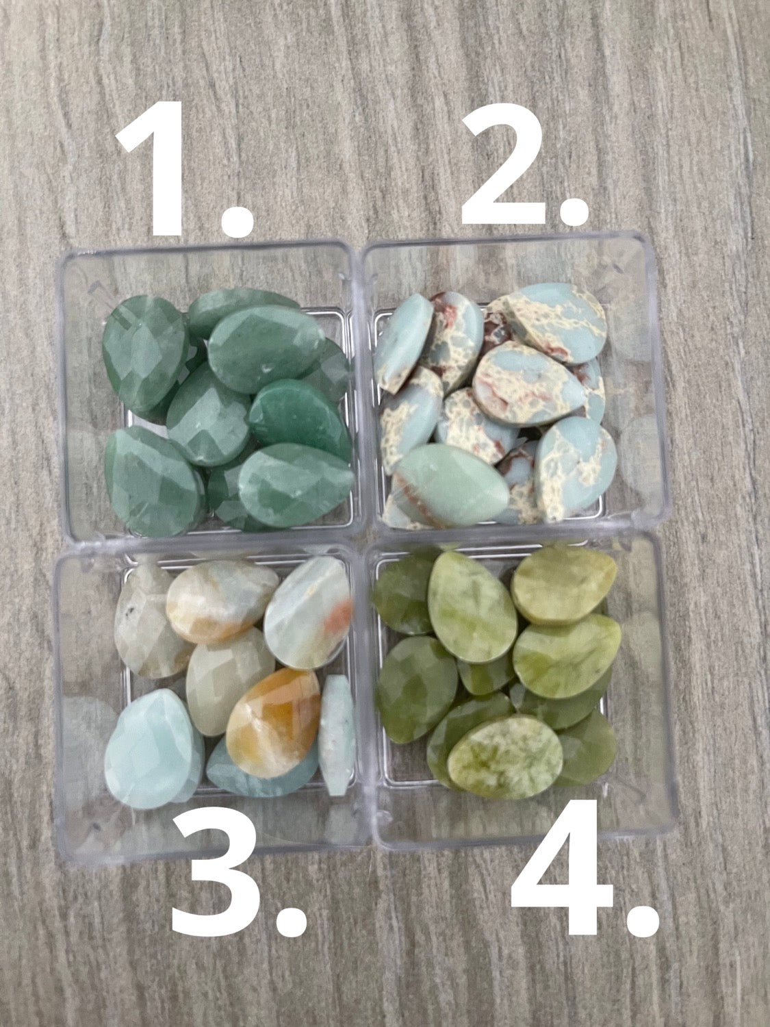 20mm Faceted Drop 22217