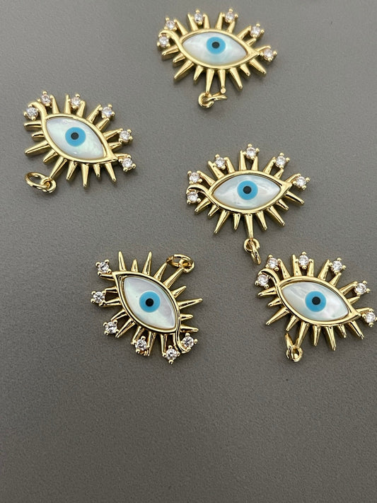 19x22mm eye w/pave 23647