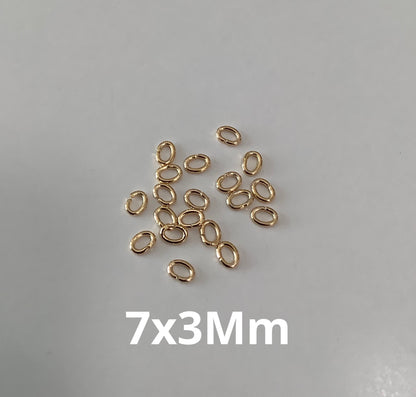 Gold Filled Oval Jumpring Qty20- 23043