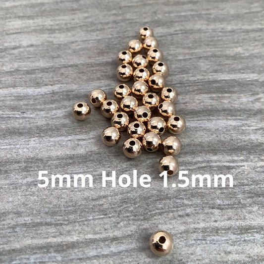 5mm Round Ball Hole 1.5mm Aprox39- 22971
