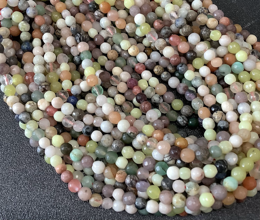 6mm Gemstone Mix Jasper, Quartz Qty1- 23393