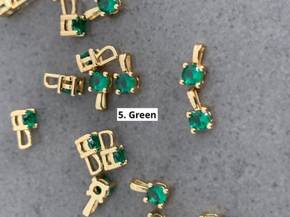 Zirconia charm Qty 1 /21563