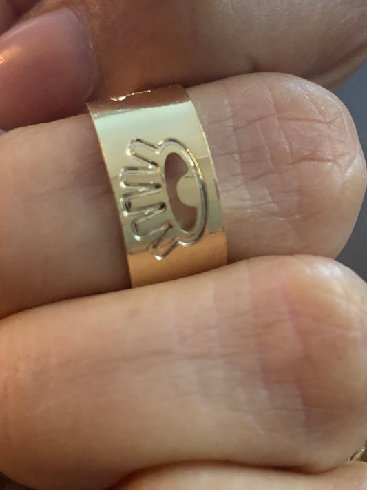 Eye adjustable ring gold filled / SotijaQty1- 18657