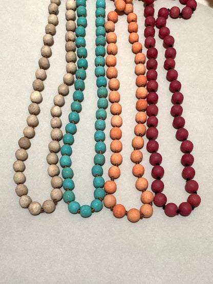 8mm Matte Gemstone Knotted