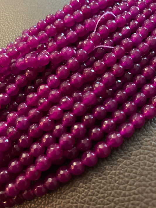 6mm Violet Gemstone qty 60 piece 20825