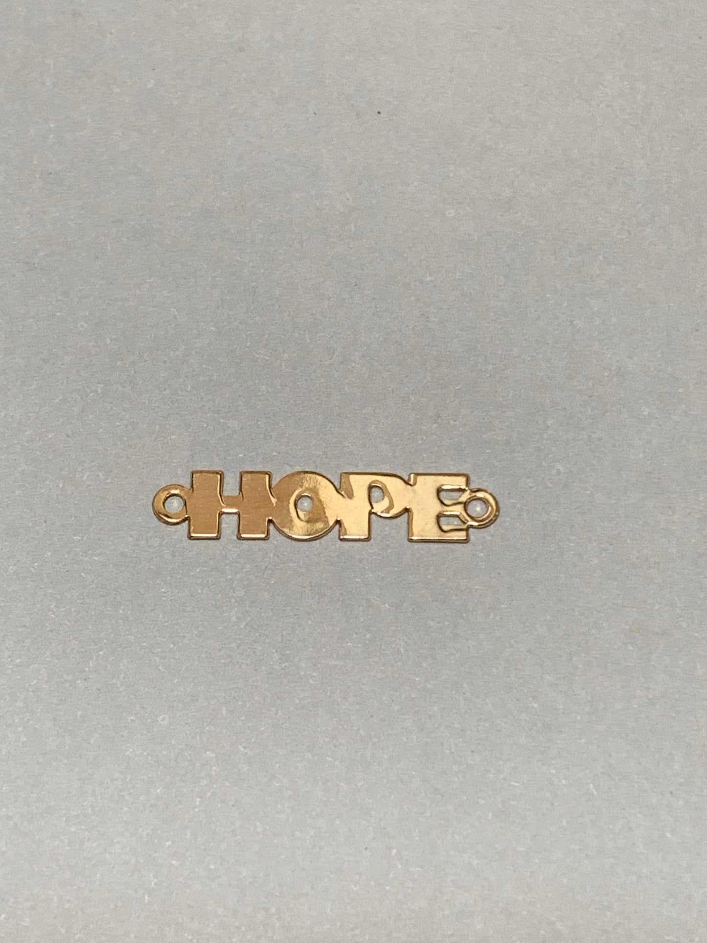 Hope Word Gold Connector / Esperanza