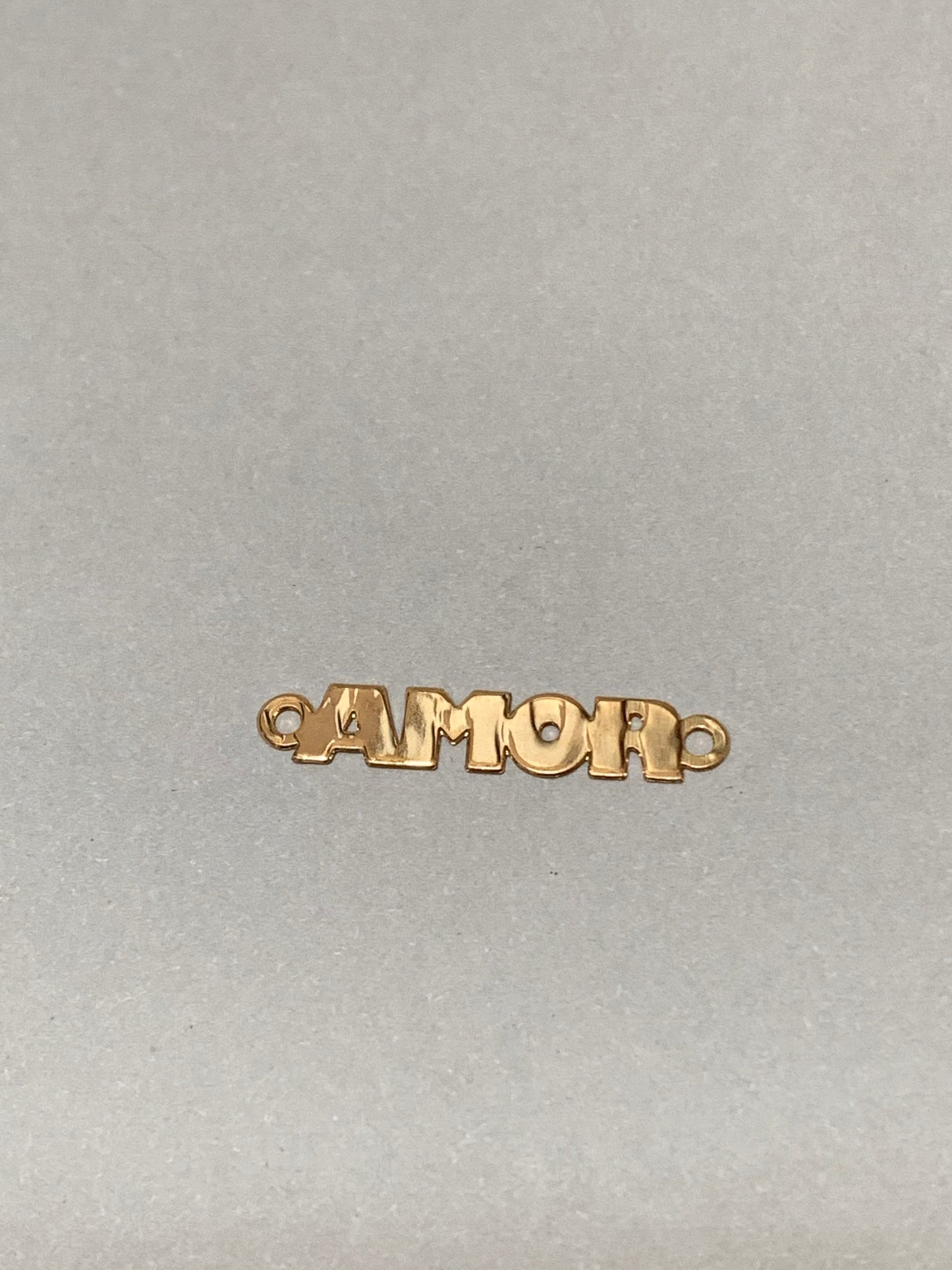 Amor Word Gold Connector qty1- 14471