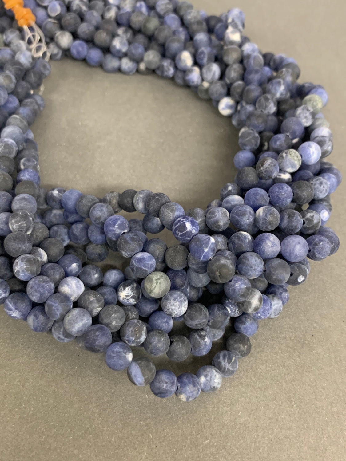 6mm Sodalite Qty 63 piece 20742