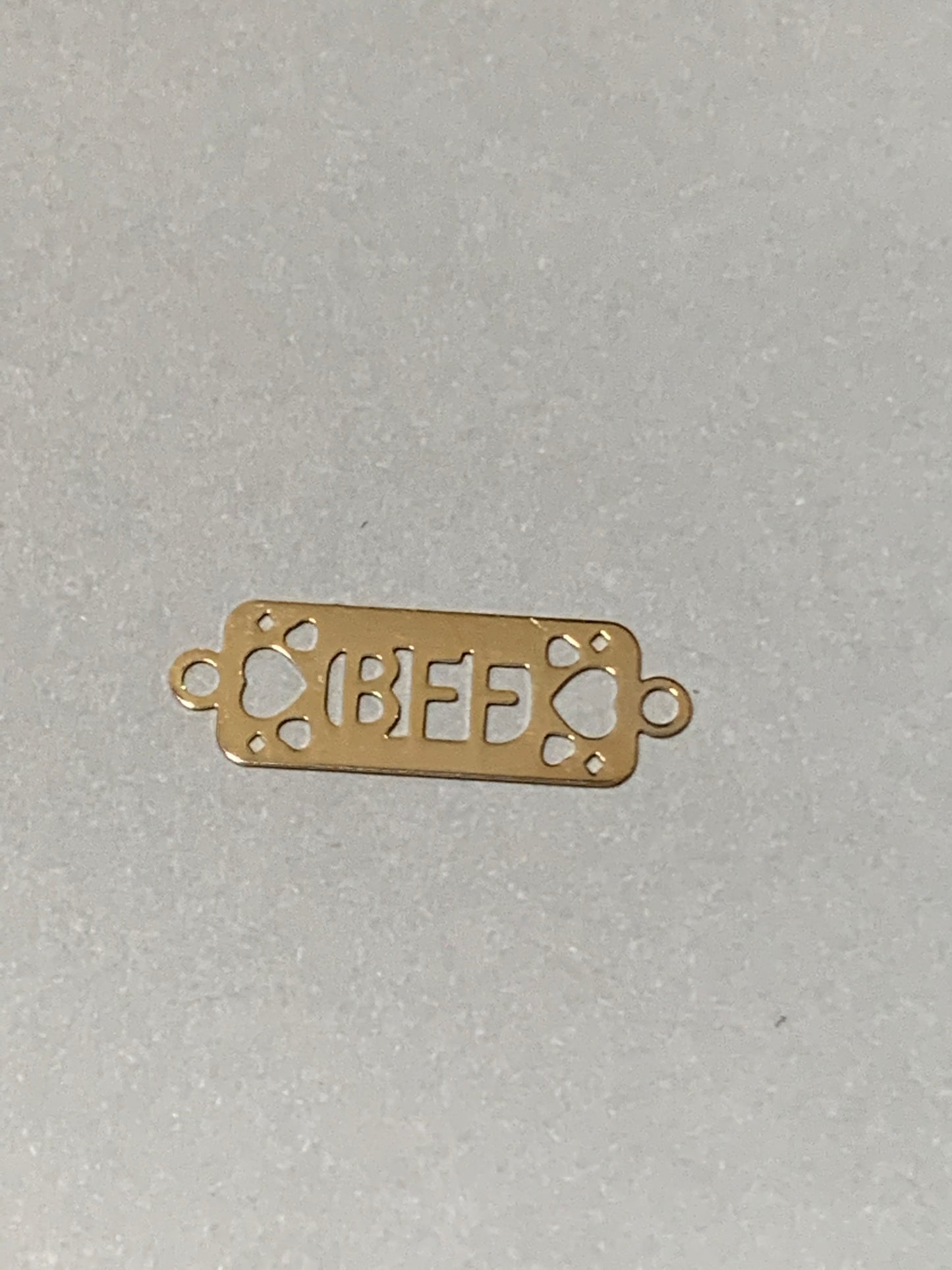 24mm Best Friends ( BFF) Plaque Gold Connector 15498