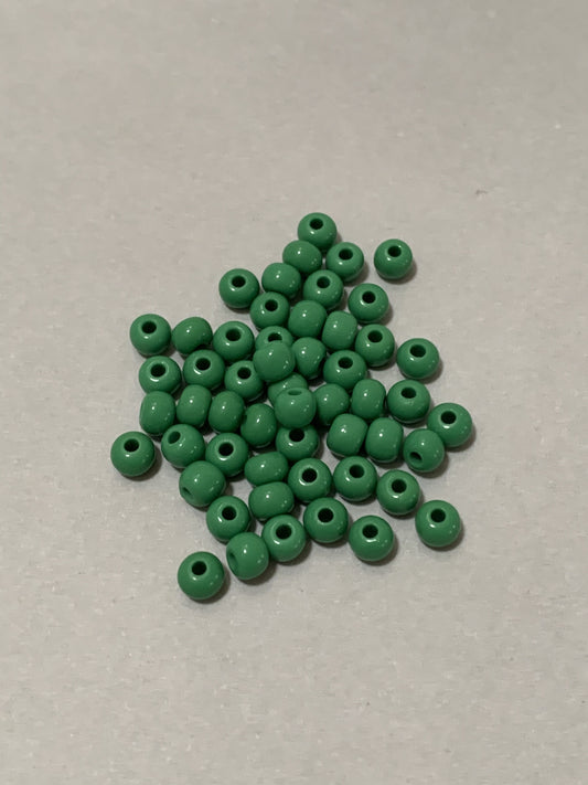 5x7mm Green Seed bead